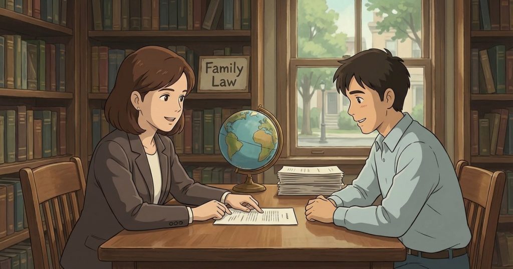 What happens if my spouse signs the divorce paperwork overseas—does it still count here? NC