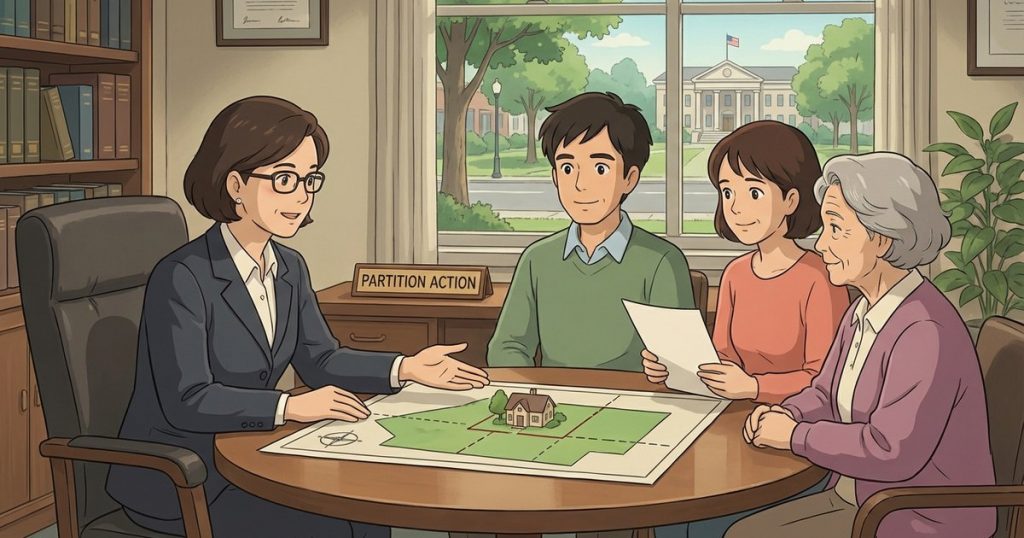 How do I sell a property when multiple relatives are on the deed for the land? NC