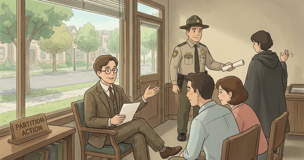 How does sheriff service work, and can someone still be served if they say they don’t want the papers? NC