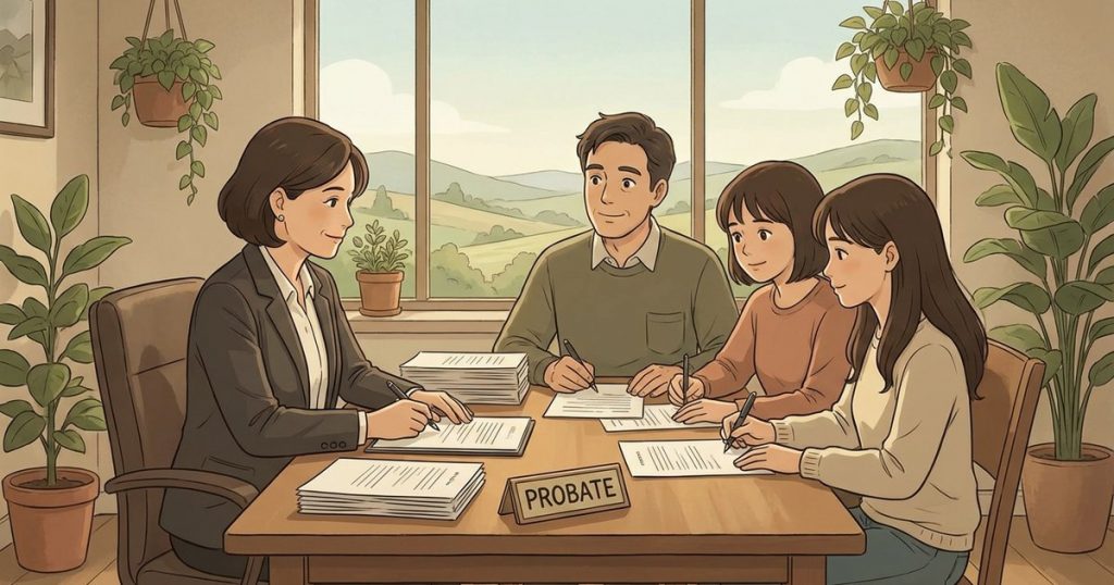 How can I get clear title to inherited land when my parent died without a will and my siblings say they don’t want it? nc