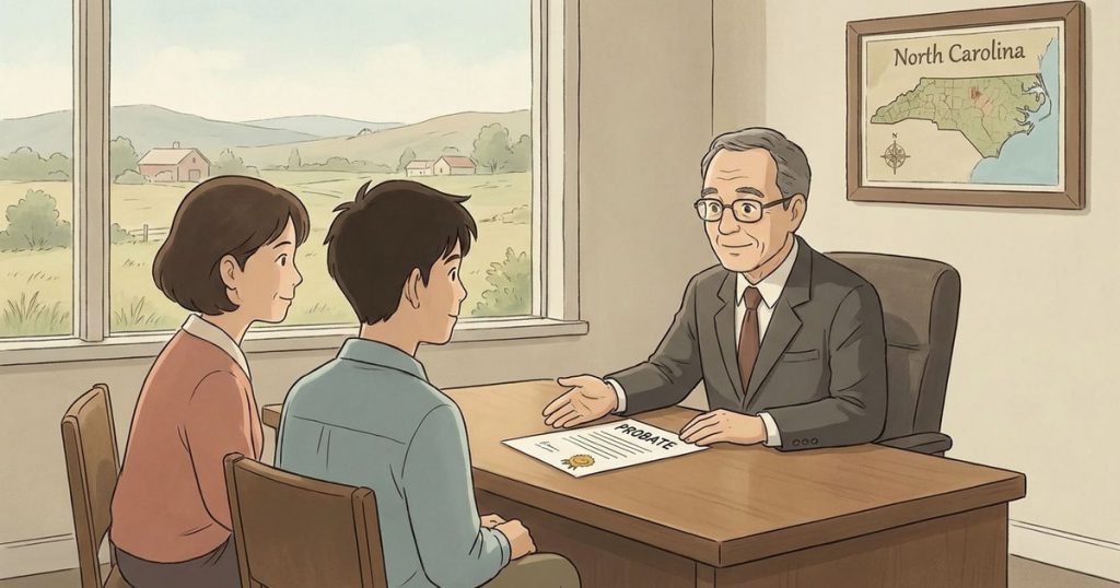 How do we open a probate estate for someone who died after inheriting from a relative so the first estate can be closed? nc