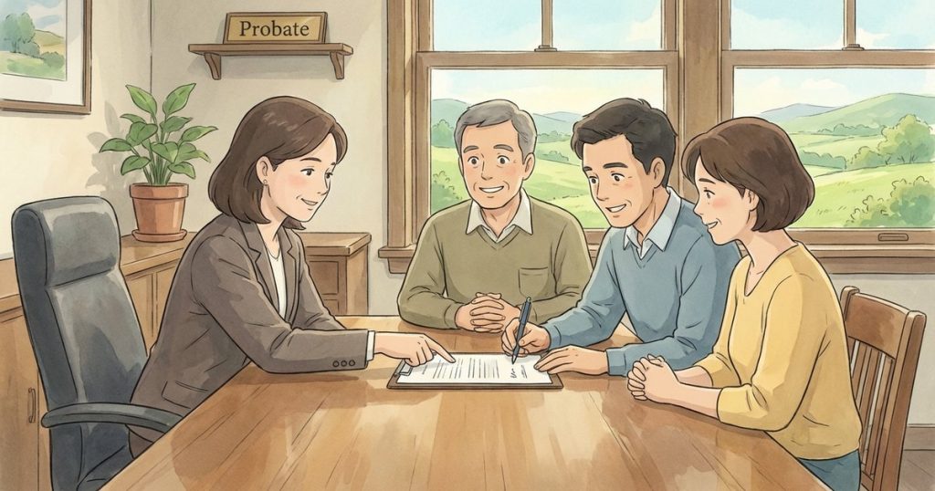 Can I have my siblings sign a document to give up their interest, and what kind of deed or form is typically used? nc