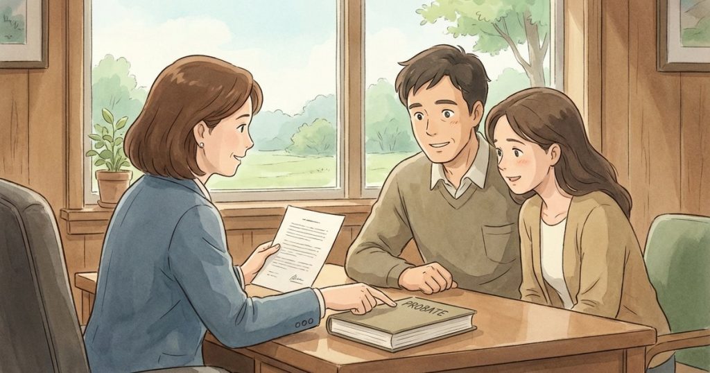 If a retirement account beneficiary is still listed as a family member instead of the surviving spouse, can that be changed after death and does it go through probate? nc