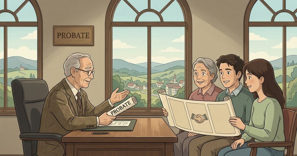 Can the heirs enforce a family agreement to split the estate equally if probate is taking too long? nc