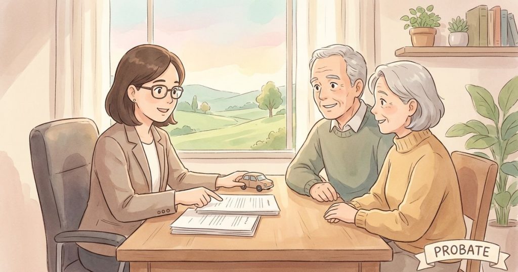 How do we document the sale of an estate vehicle so it’s properly reflected in the final accounting? nc