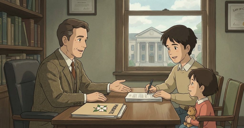 Can a parent serve as trustee or representative for a minor child’s share of an estate, and what paperwork does the court usually require? nc