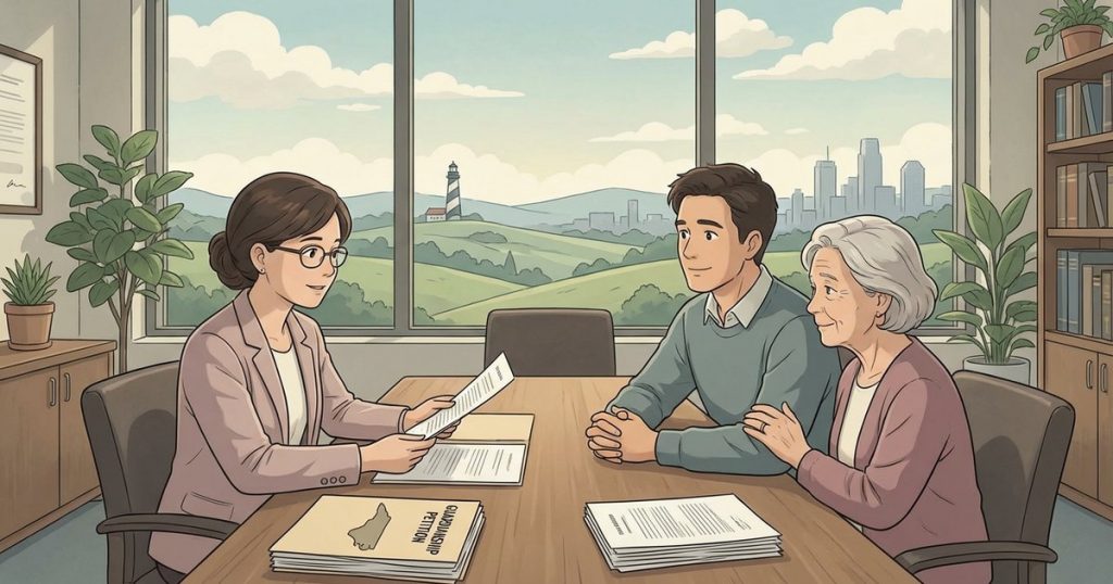 How do I start the guardianship process for a family member who can’t make decisions safely? NC
