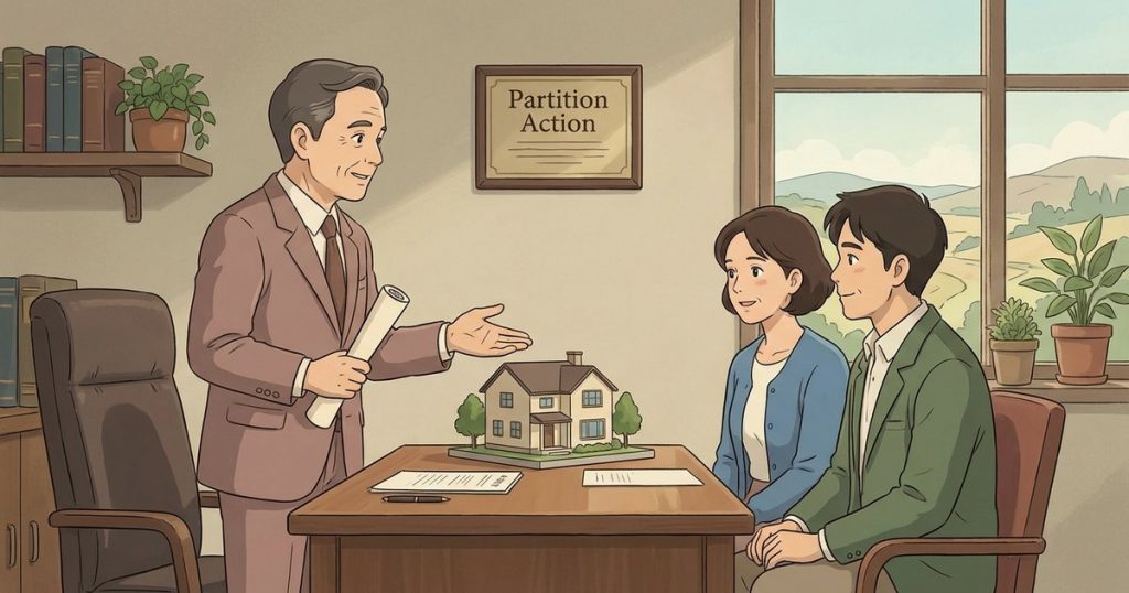 What is a quiet title case and how does it affect whether the property can be sold? nc