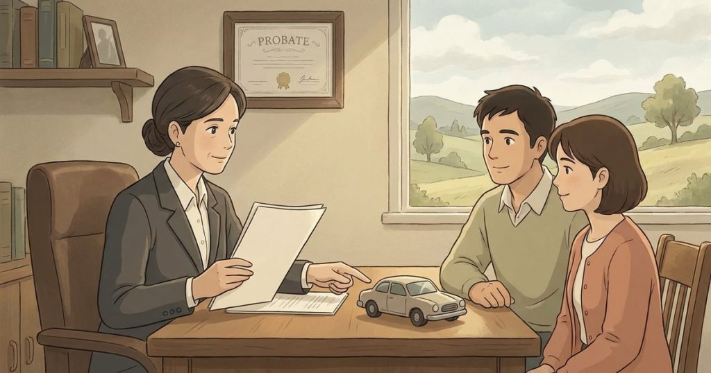 How do I find out what happened to estate property if a vehicle is missing? nc