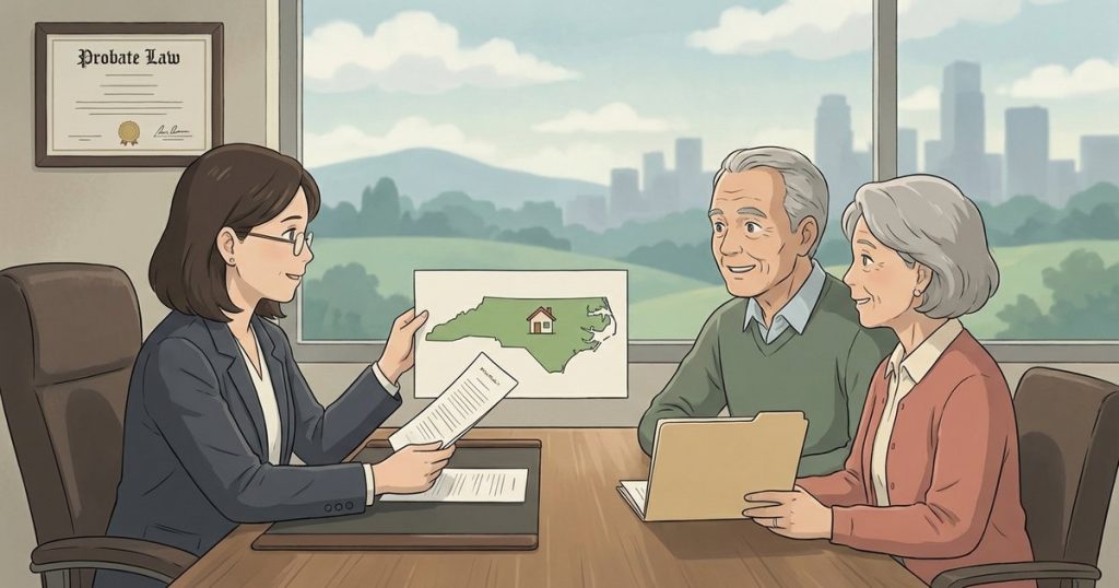 Can we avoid a full ancillary probate for a property that was never deeded into the trust? NC