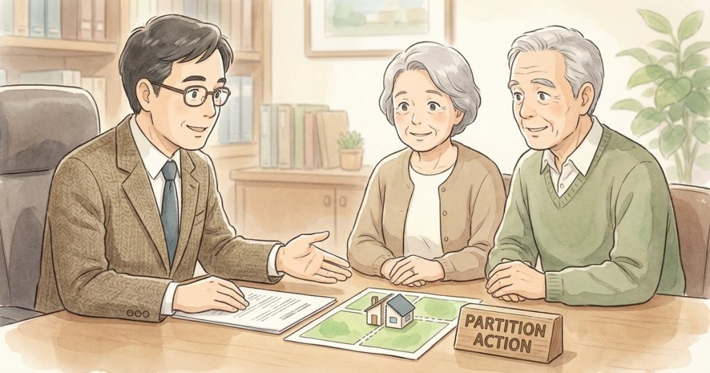 Can unpaid estate debts or executor expenses be recovered from the sale of inherited property that is being sold through a partition action? NC