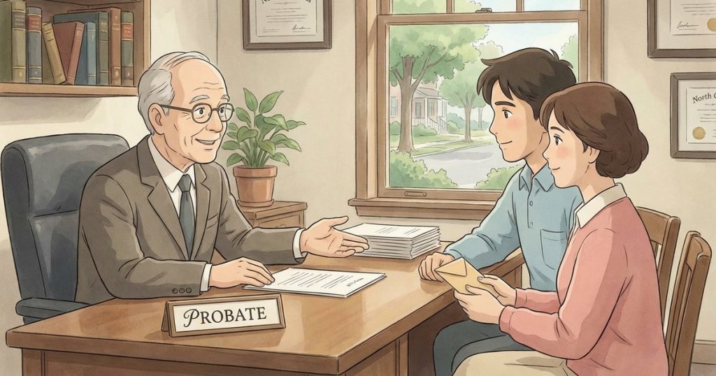 What happens if the settlement check is made out to the deceased person—who is allowed to sign or deposit it? NC