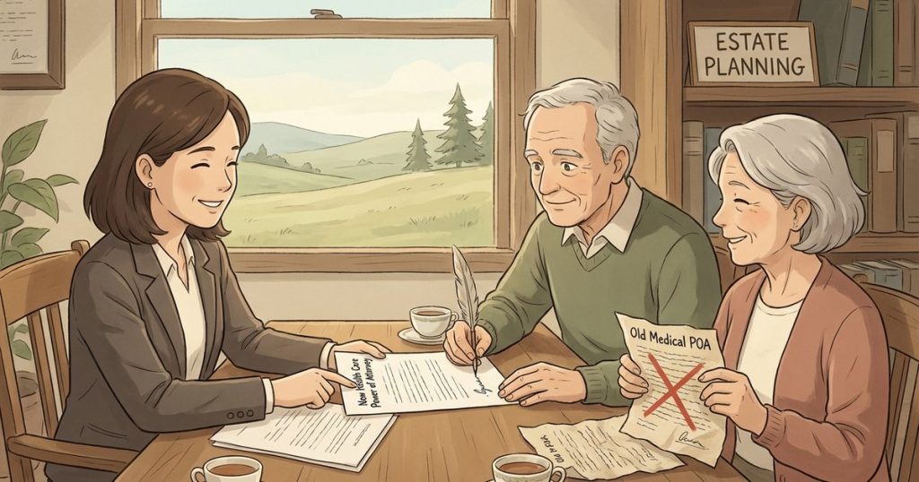 How do I change or revoke a medical power of attorney if I change my mind later? NC