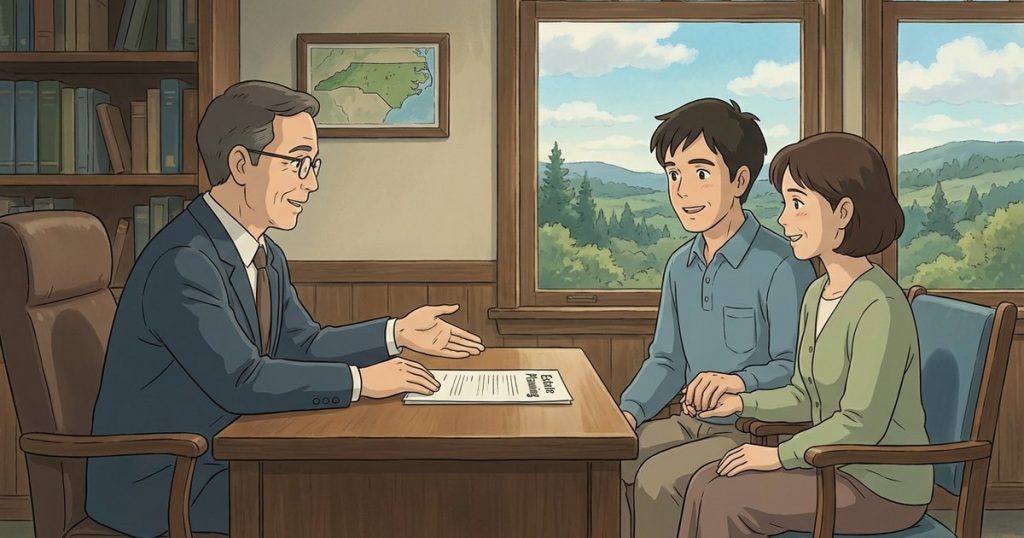 What is a living trust and how does it work for a married couple? NC