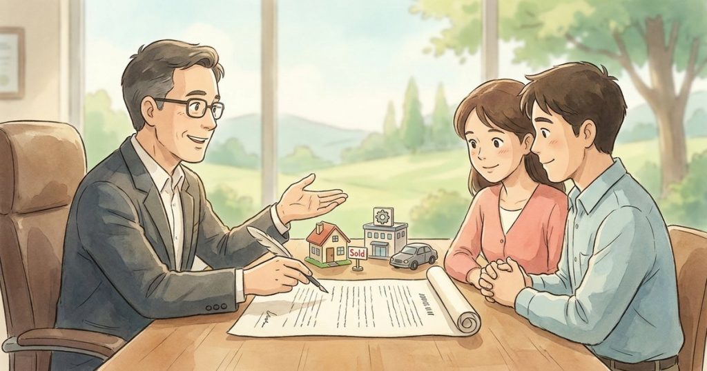 Can my trust own future property purchases or business interests directly? NC