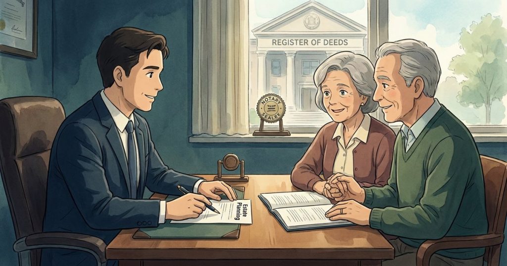 What is the process for getting power of attorney documents drafted and signed? NC